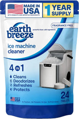 Earth Breeze Ice Machine Cleaner Tablets 4-in-1 Fragrance Free